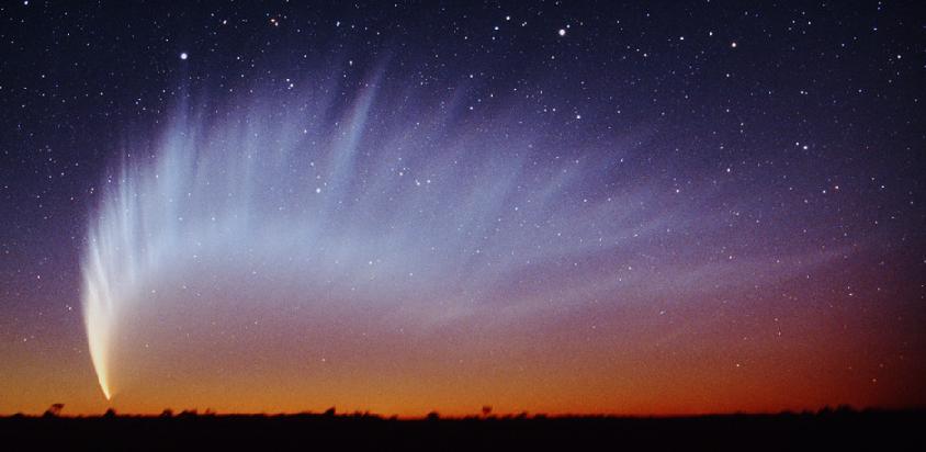 Comet McNaught 2007 at Sunset