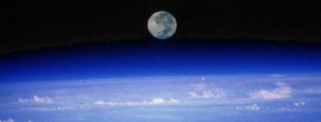 Moonrise from Orbit